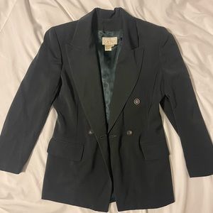 Cach’e women’s size 1 dark green oversized blazer